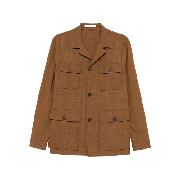 Tagliatore Brown Jackets - Shirt Jackets Men